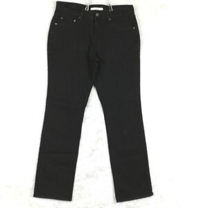 Levi's Womens Jeans 505 Straight Leg  Black Wash‎ Denim Mid Rise Stretch 29